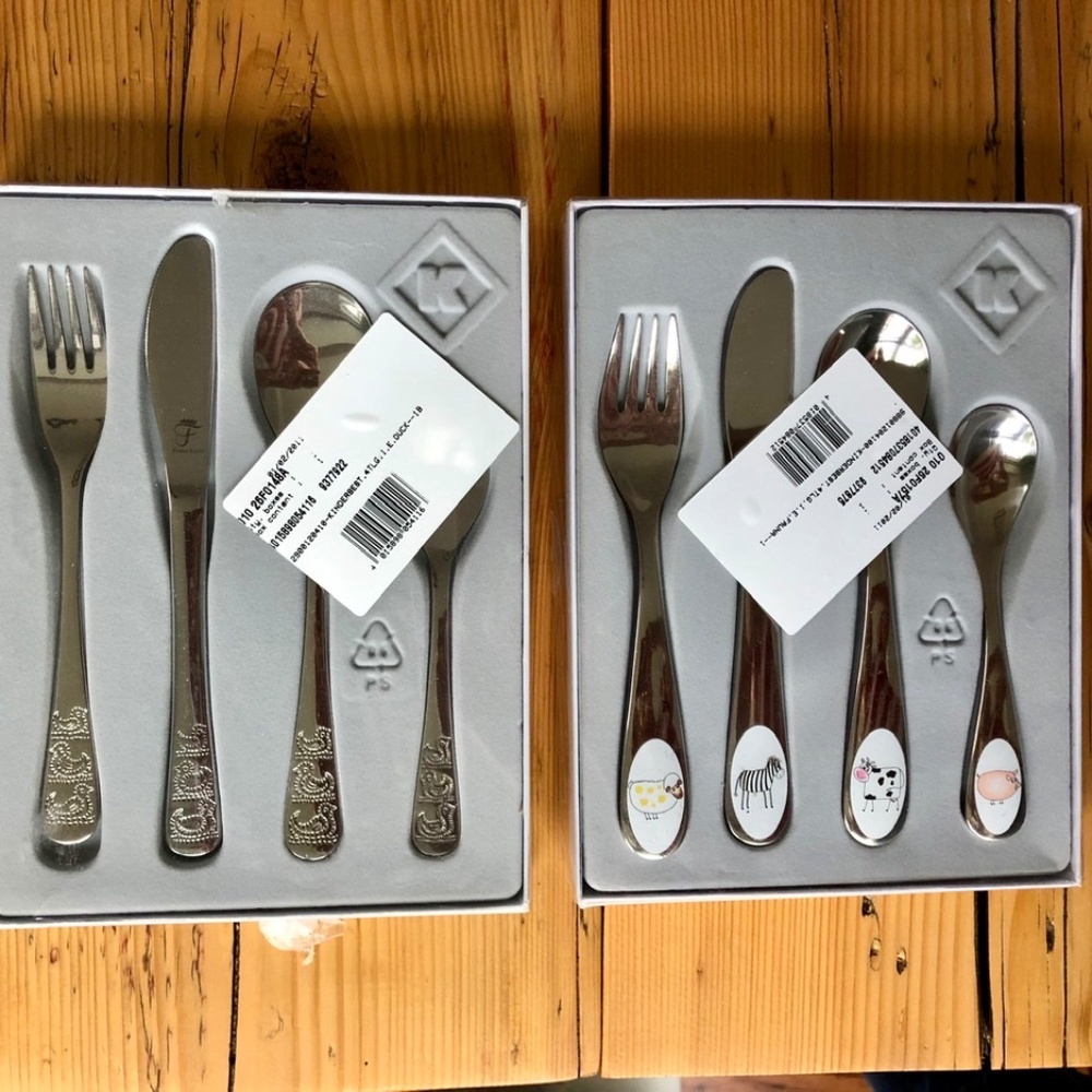 Kids cutlery with cute motives